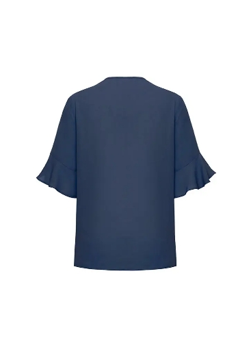 Picture of Biz Corporates, Aria Fluted Sleeve Blouse